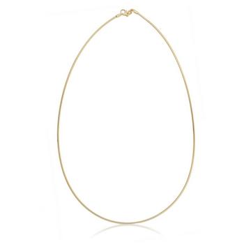 Collier Omega Glied Gelbgold 750, 1.4mm, 45cm