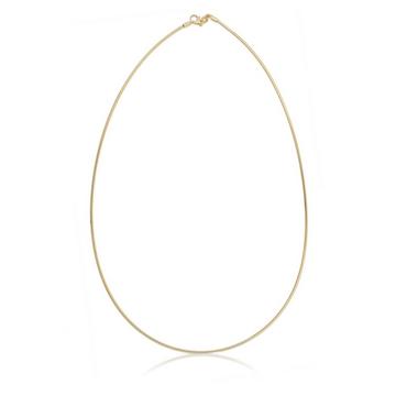 Collier Omega Glied Gelbgold 750, 1.4mm, 45cm