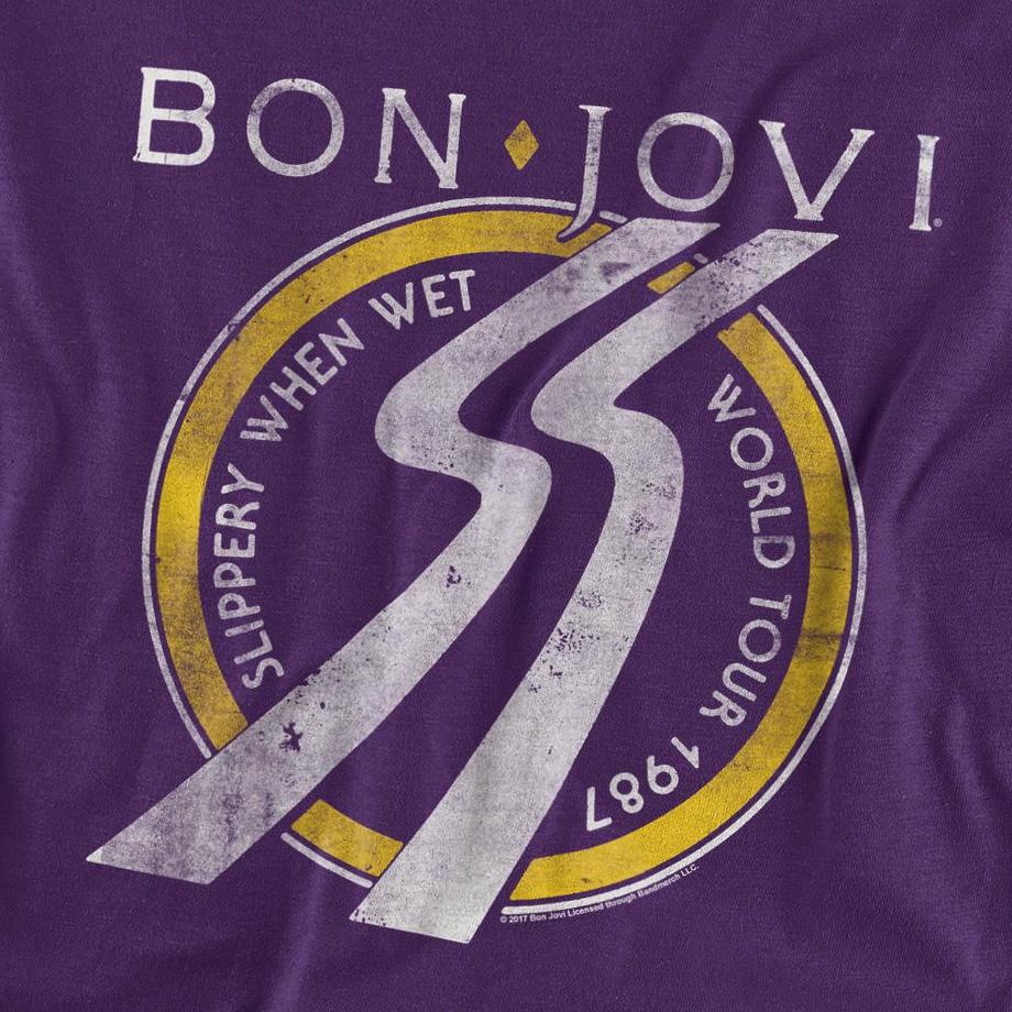 Bon Jovi T-Shirt Slippery When Wet  