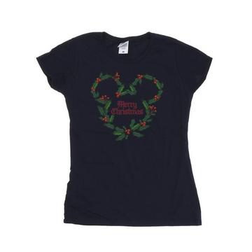 Tshirt MICKEY MOUSE MERRY CHRISTMAS HOLLY