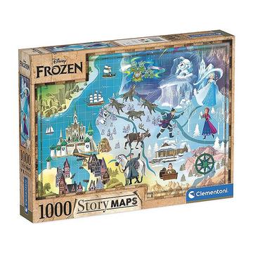 Puzzle Disney Frozen Story Maps (1000Teile)