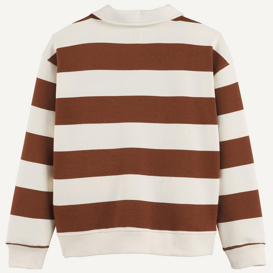 La Redoute Collections  Sweatshirt mit Polokragen 