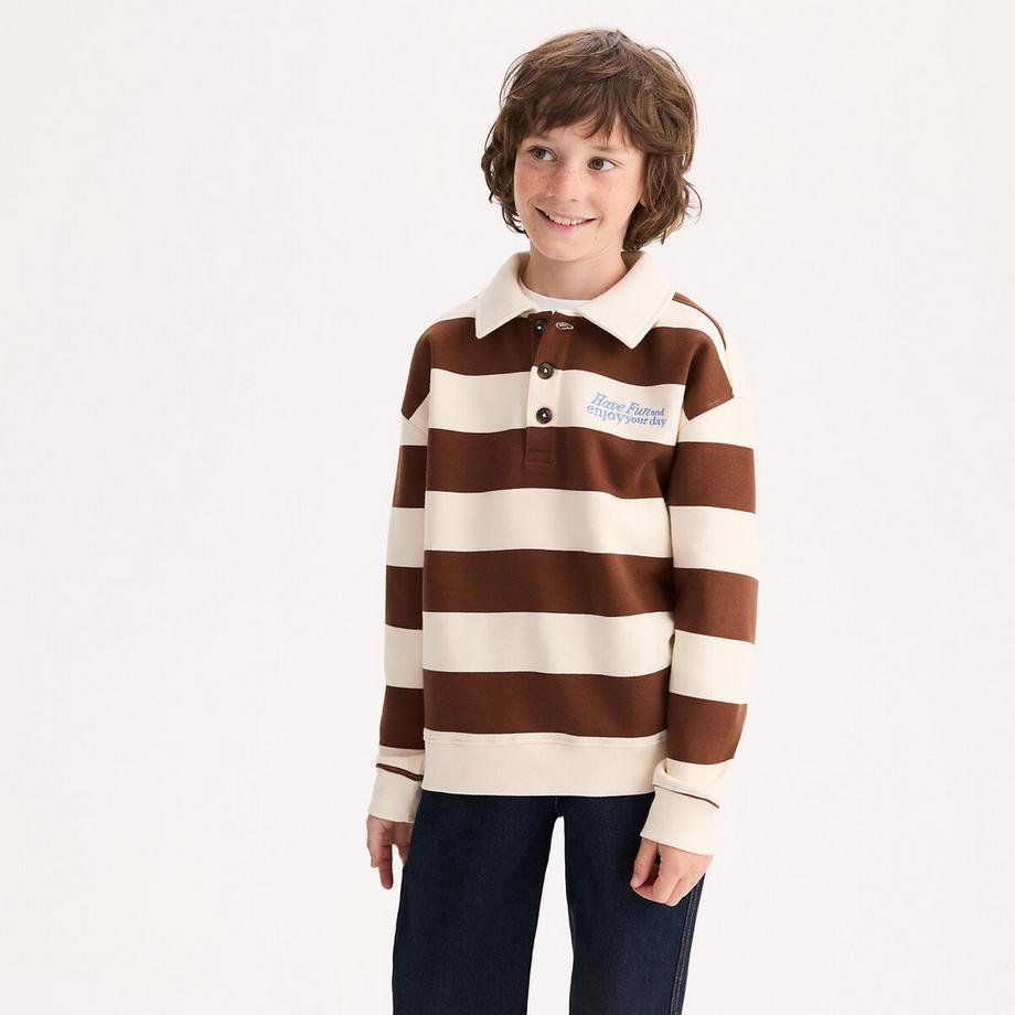 Sweat col polo