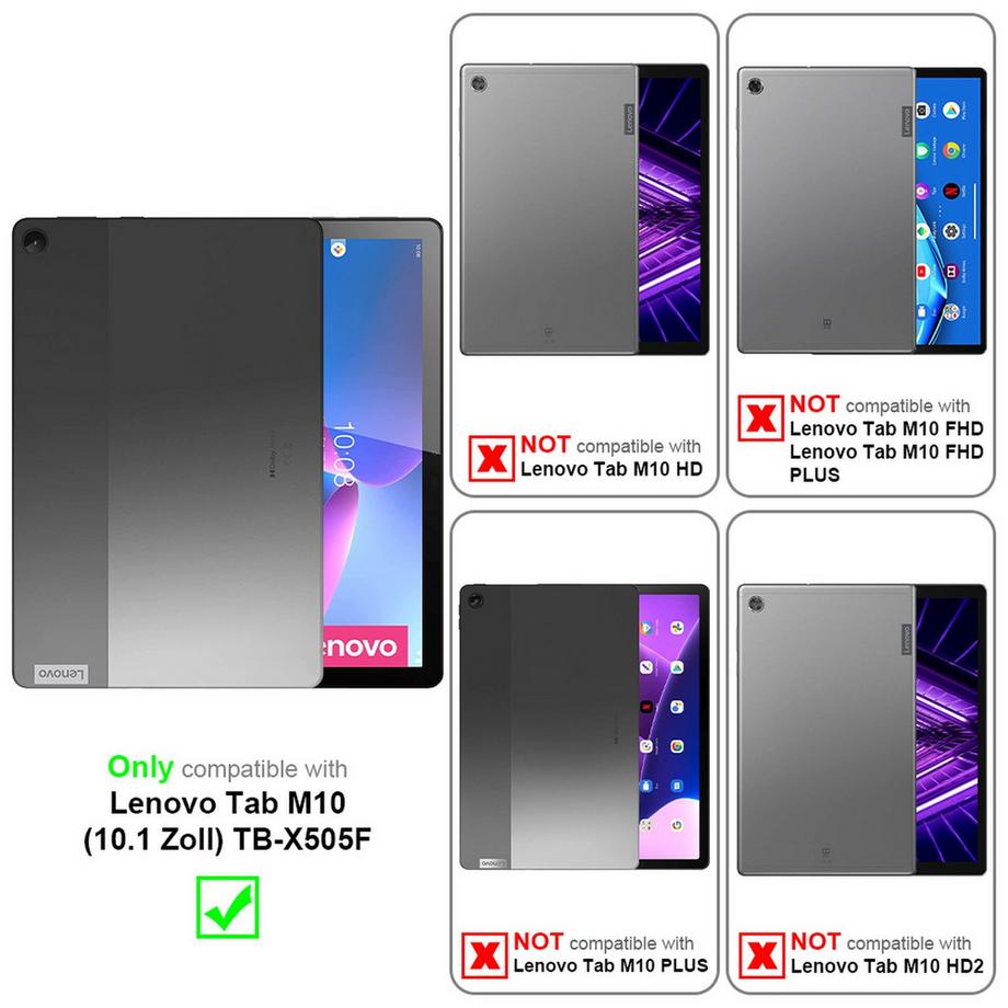 Cadorabo  Tablet Hülle für Lenovo Tab M10 (10.1 Zoll) TB-X505F Ultra Dünne OHNE Auto Wake Up 