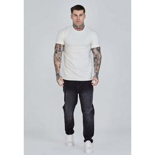 Sik Silk  T-Shirt Roll Sleeve T-Shirt 