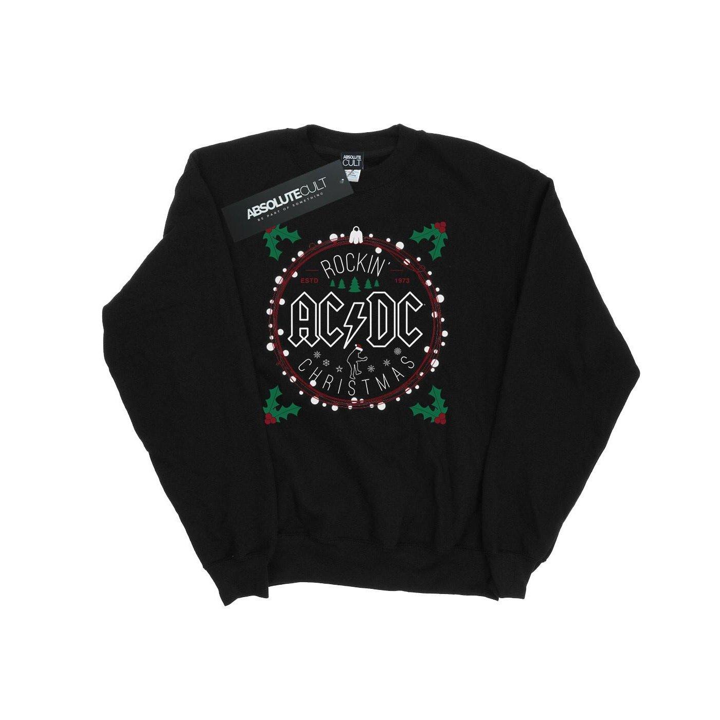 AC/DC  ACDC Christmas Circle Sweatshirt 