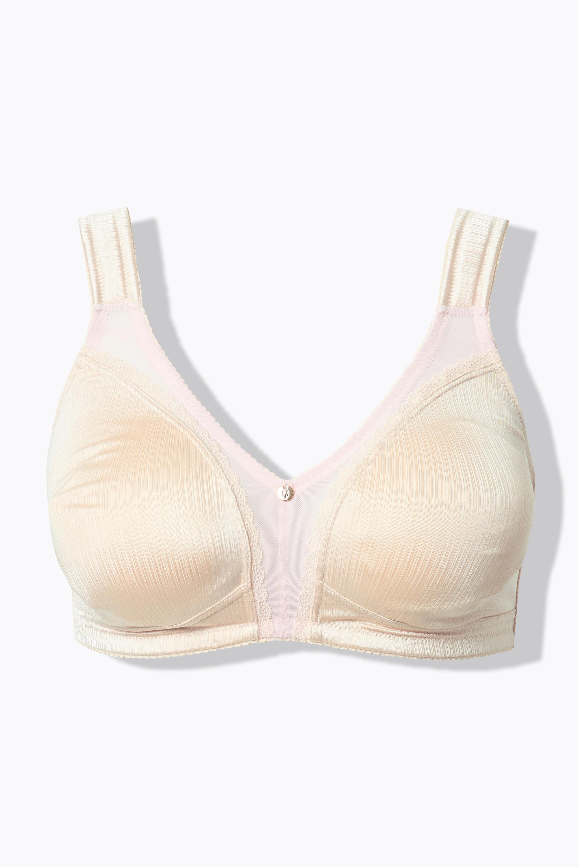 Ulla Popken Minimizer-BH Satin Spitze Ohne Bügel Cup C-F  