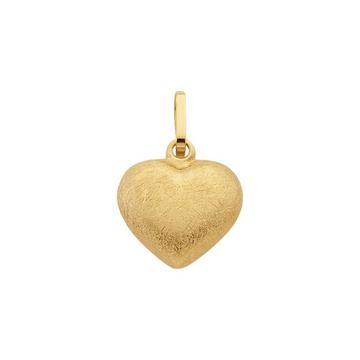 Anhänger Herz Gelbgold 750, 15x10mm