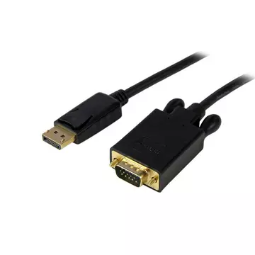 StarTech.com DisplayPort auf VGA Kabel 3m (SteckerStecker) - DP zu VGA Kabel Adapter - Schwarz