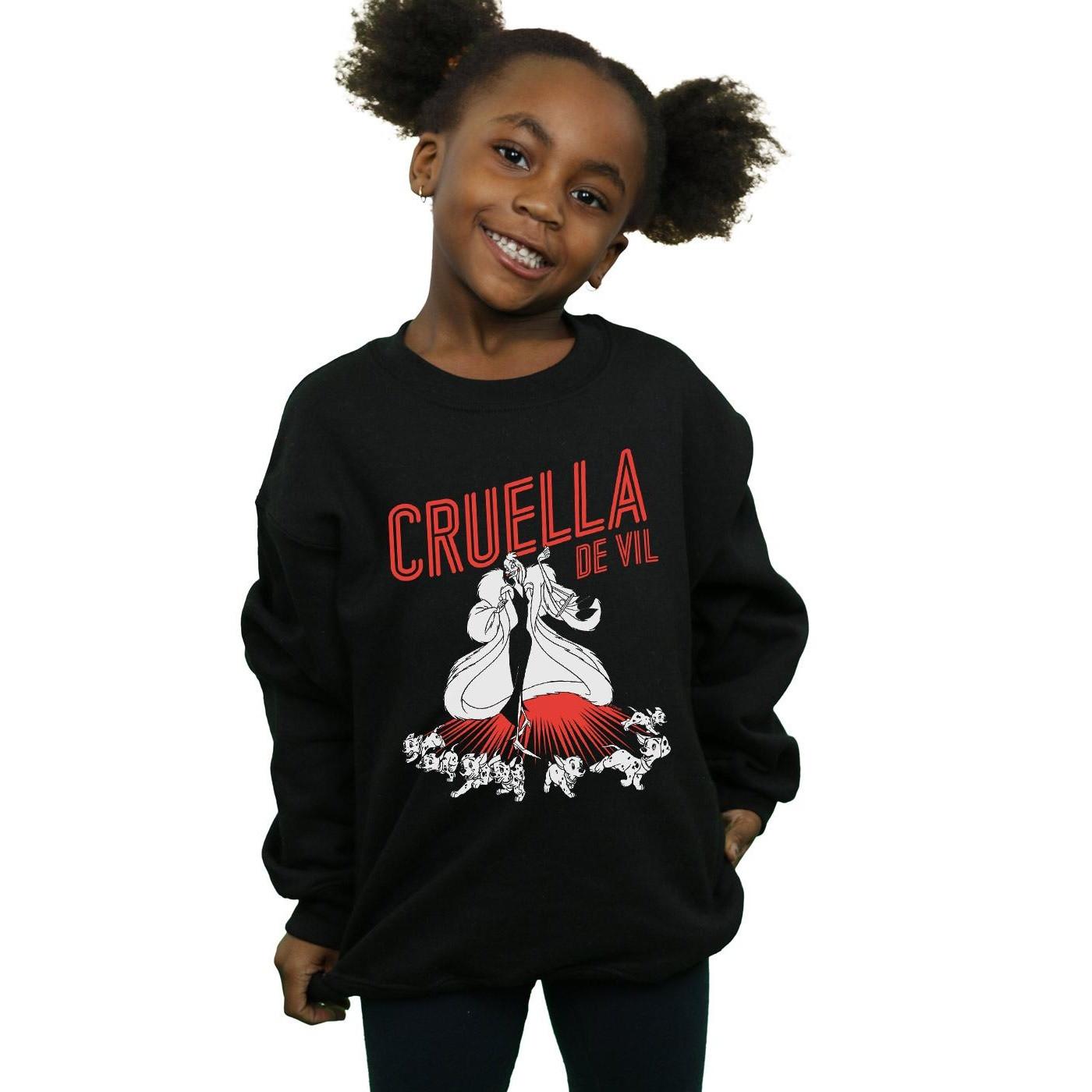 Disney  Cruella De Vil Dalmatians Sweatshirt 