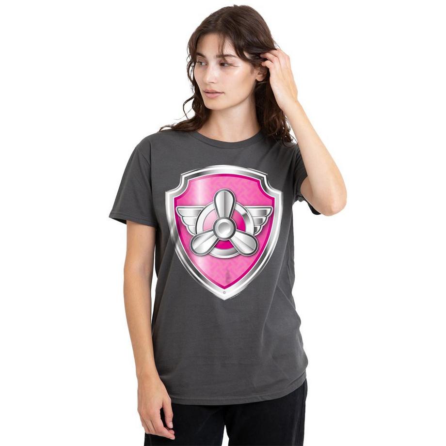 PAW PATROL Skye Badge Print T-Shirt  