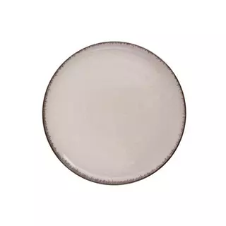 Service vaisselle 18 pièces en porcelaine - Blanc et doré - SERISIA