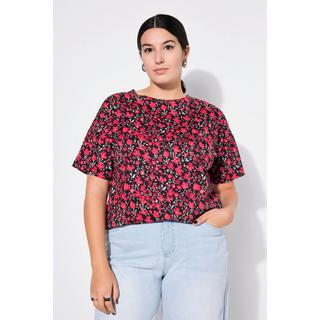 Studio Untold  T-shirt#, oversized, imprimé floral, manches mi-hauteur 