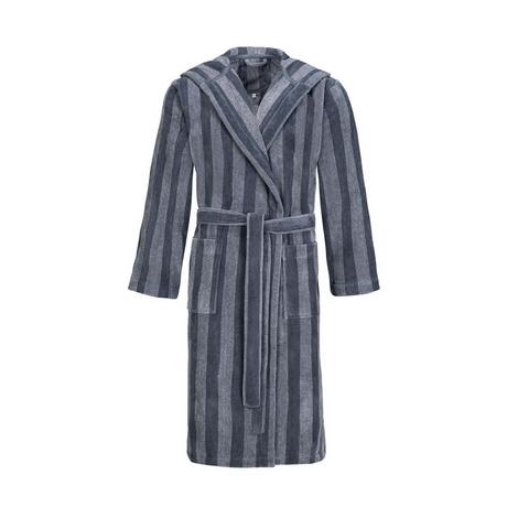 BUGATTI Lucca Gestreifter Bademantel mit Kapuze  