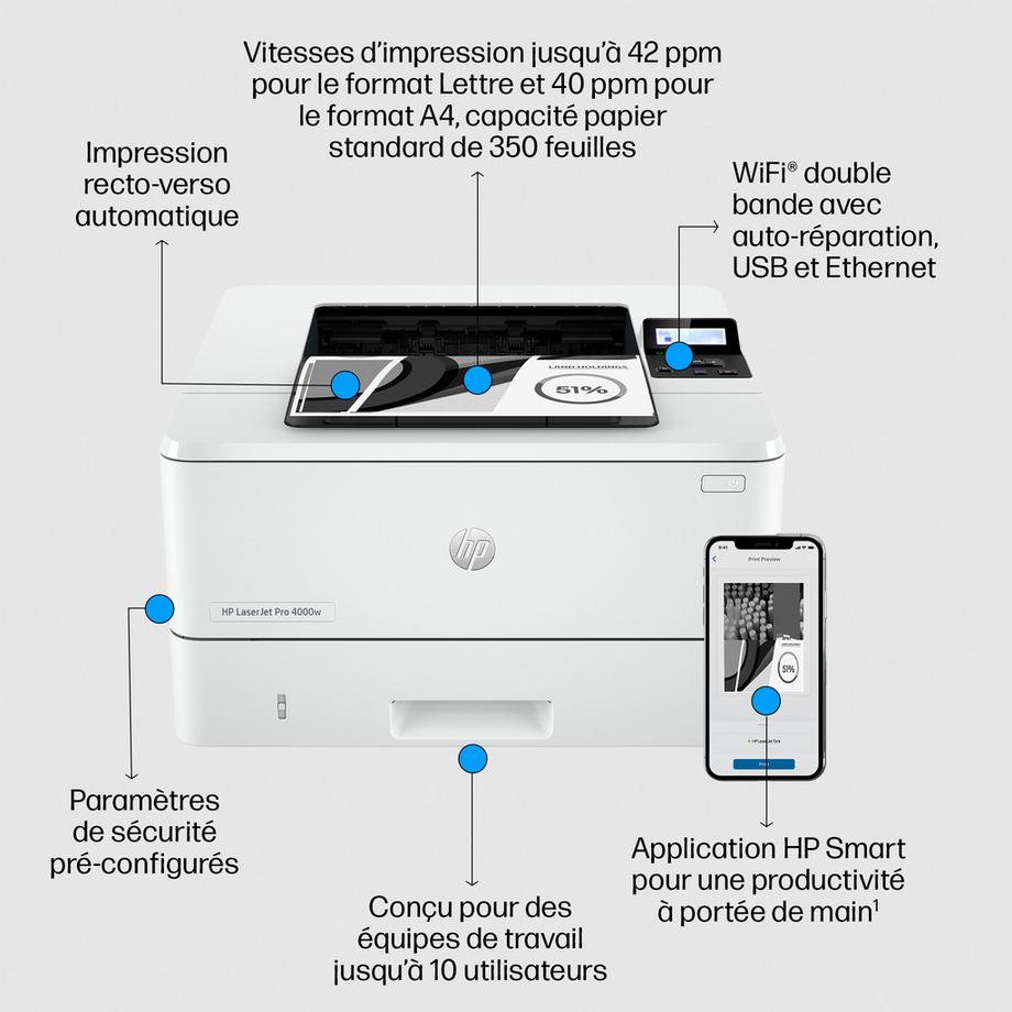 Hewlett-Packard  LaserJet Pro 4002dw 