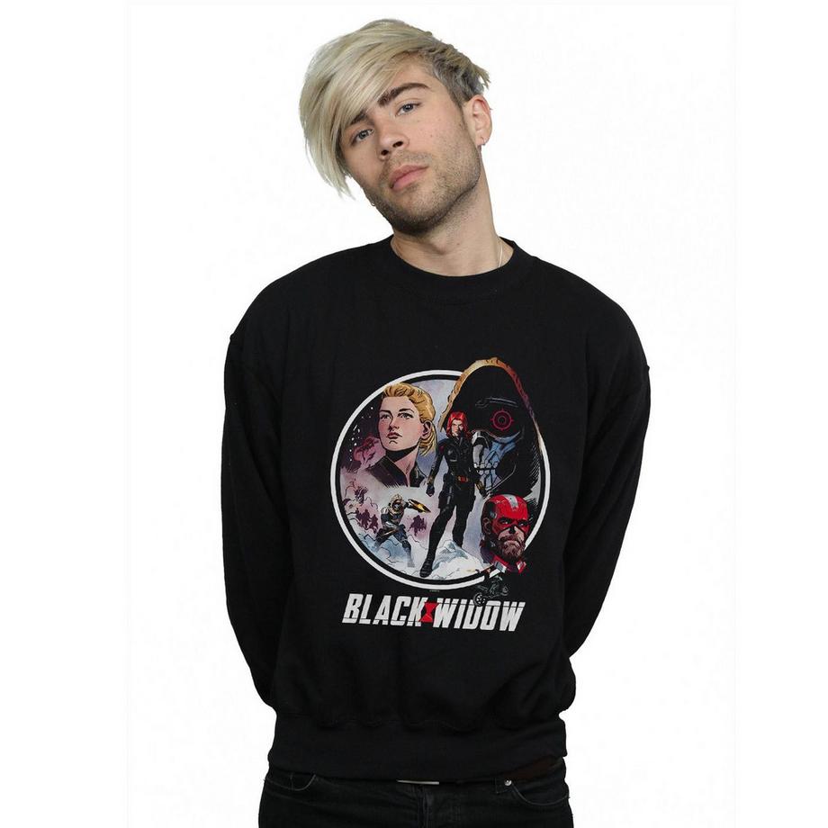 MARVEL Black Widow Grafikdruck Sweatshirt  