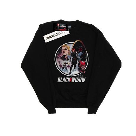 MARVEL Black Widow Stampa Grafica Felpa  