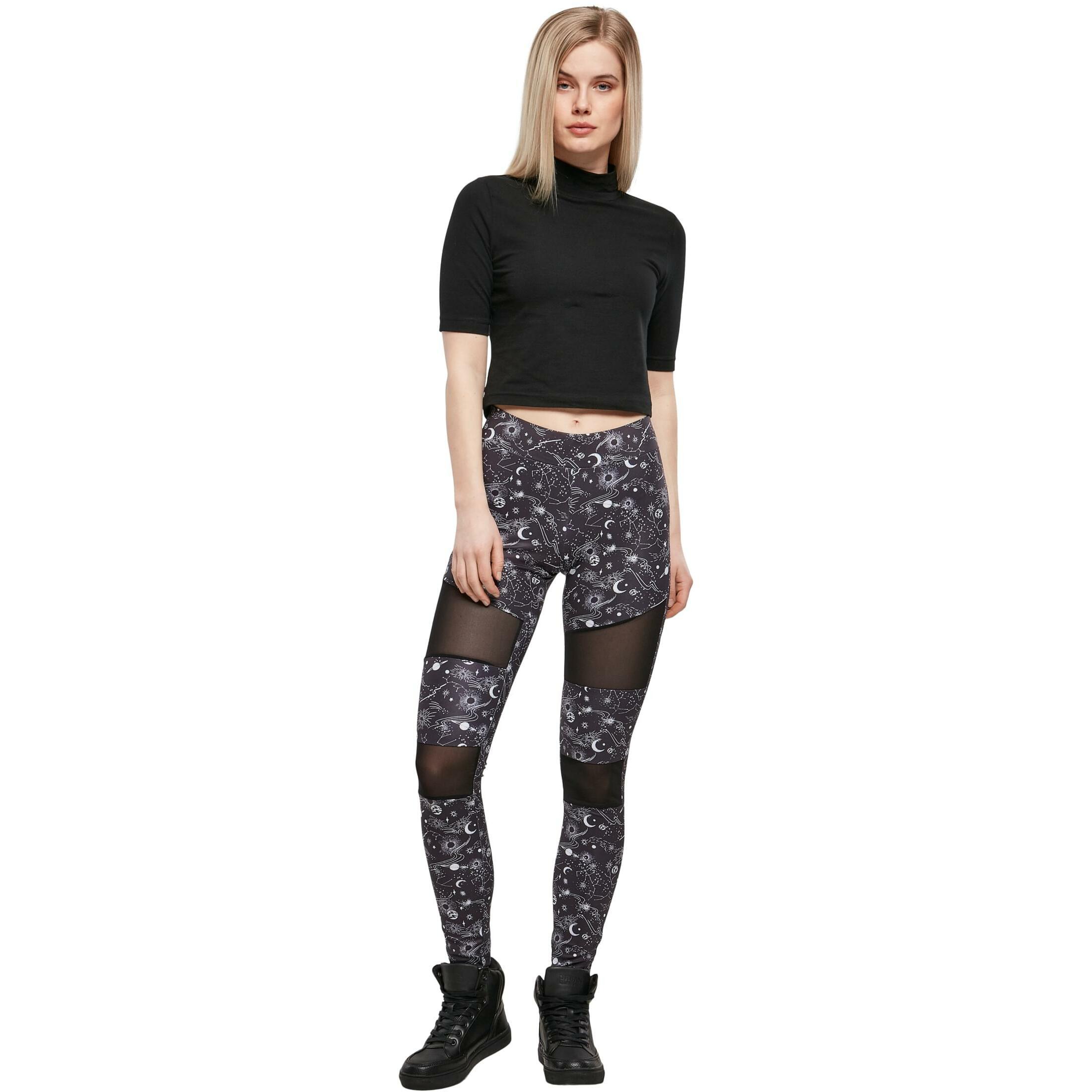 URBAN CLASSICS  bedruckte leggings für en tech esh aop 