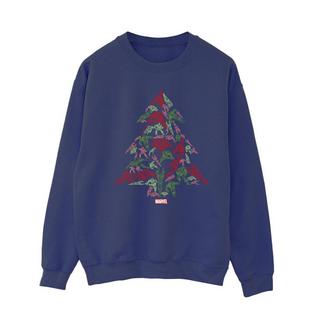MARVEL Avengers Weihnachtsbaum Sweatshirt  