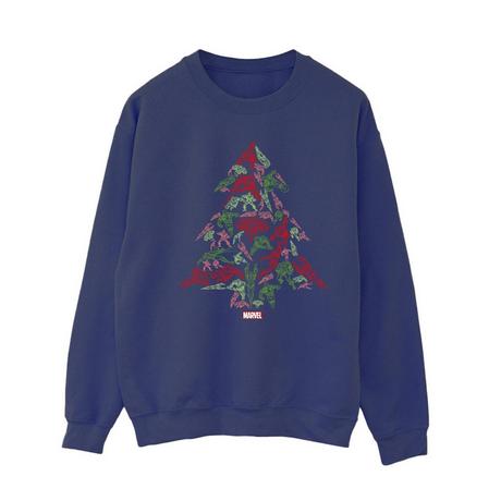 MARVEL Avengers Weihnachtsbaum Sweatshirt  