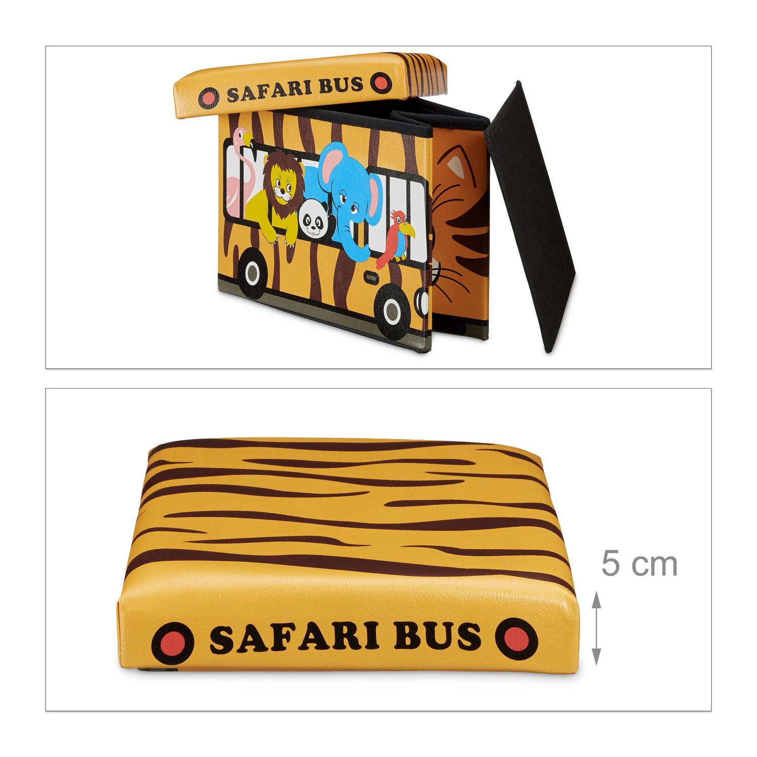 Northio Contenitore per giocattoli pieghevole con spazio di archiviazione  