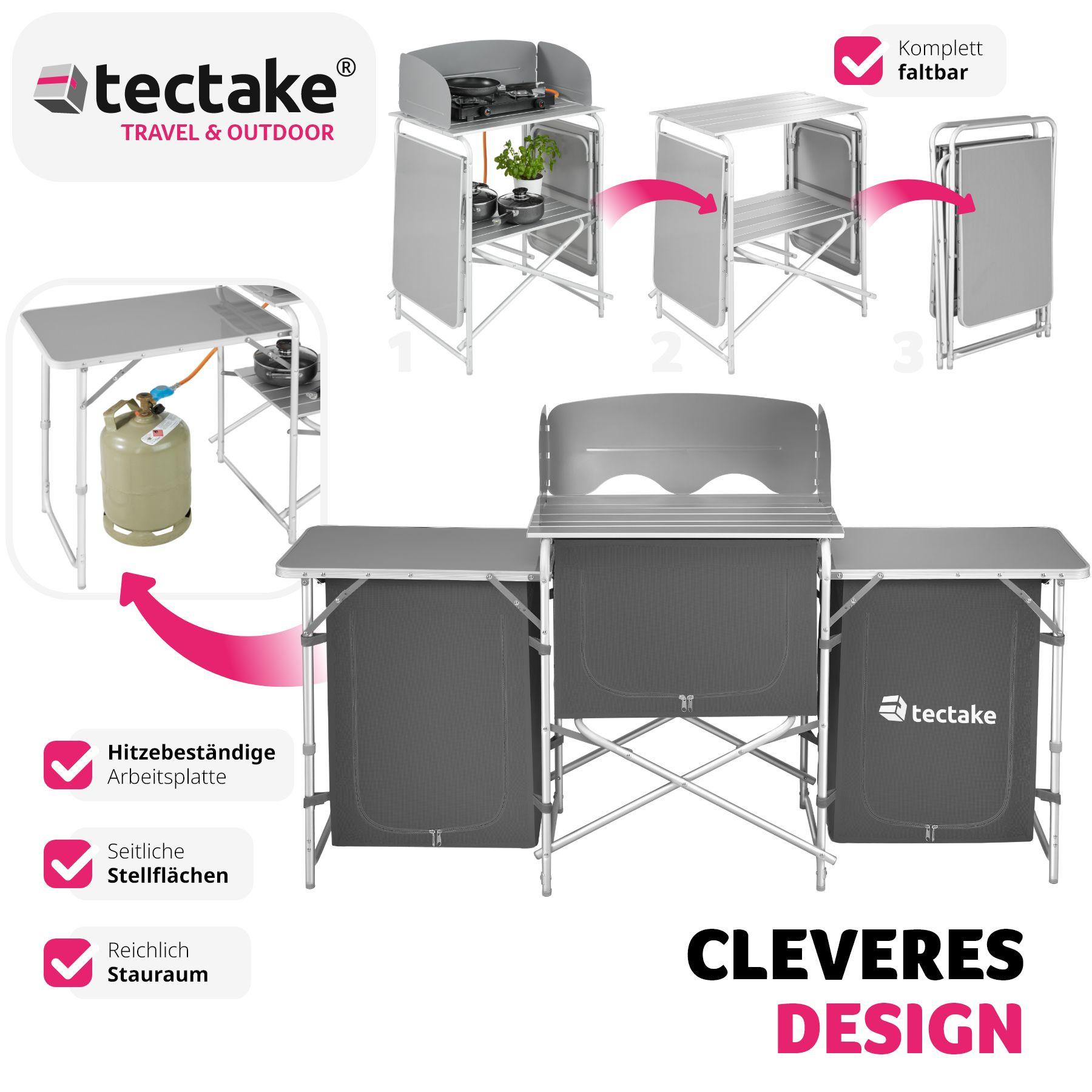 Tectake  Cuisine de camping 