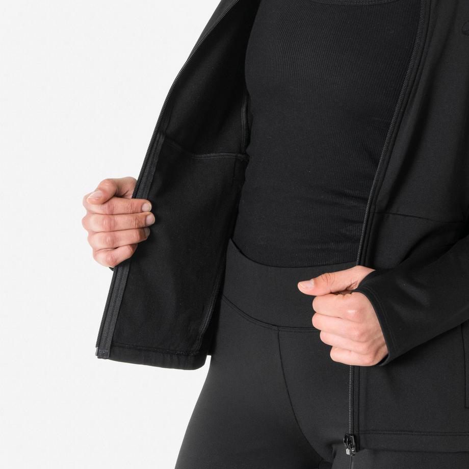 AXELYS  VESTE ENTRAINEMENT PATINAGE ARTISTIQUE ADULTE NOIRE 