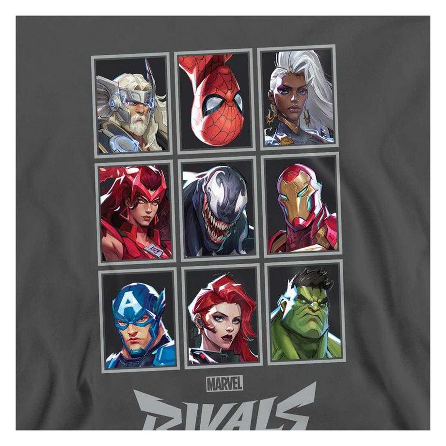 MARVEL Rivals Griglia Personaggi Felpa  