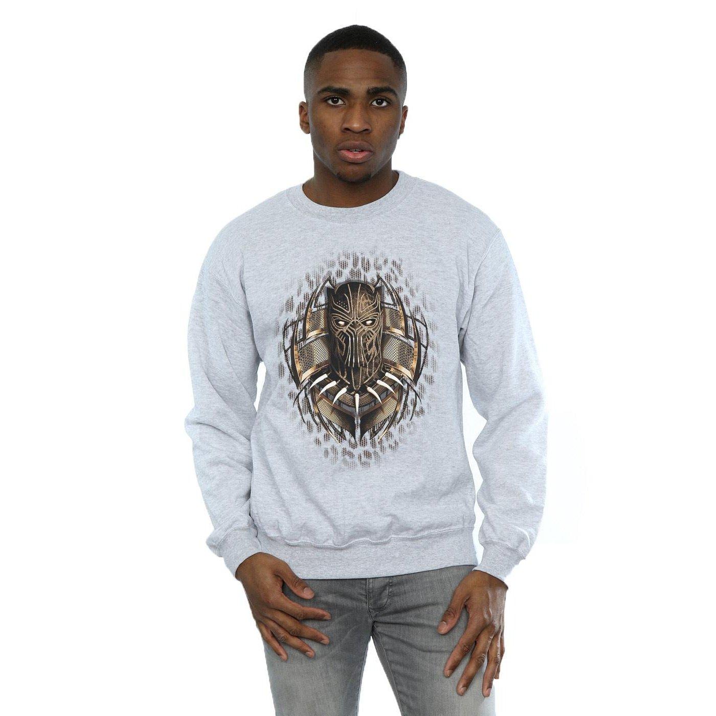 MARVEL Black Panther Mask Graphic Print Sweatshirt  