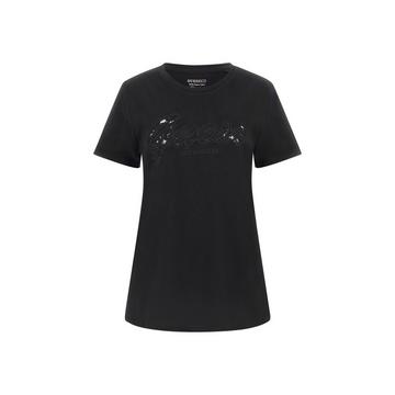 t-shirt da script lace logo easy