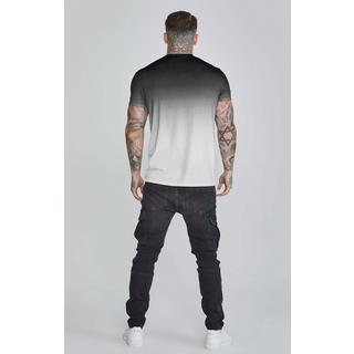 Sik Silk  T-shirt Fade T-Shirt in Black, Grey 