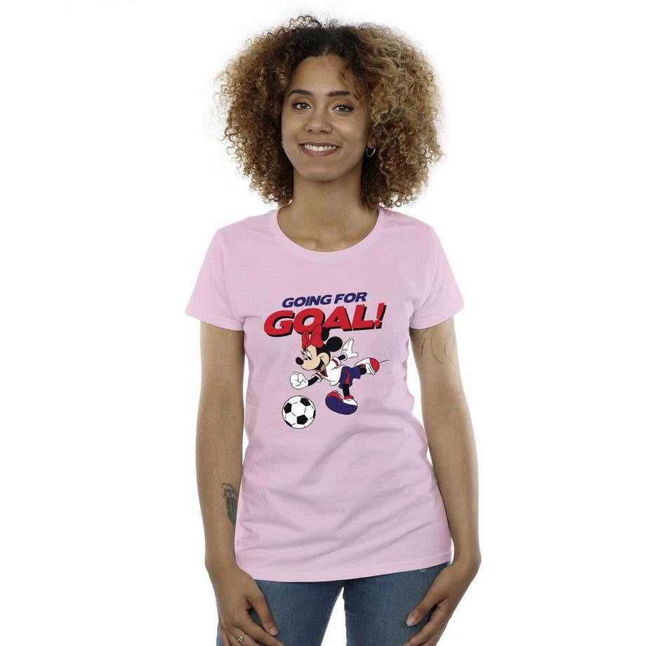 Disney Minnie Maus Going For Goal T-Shirt  