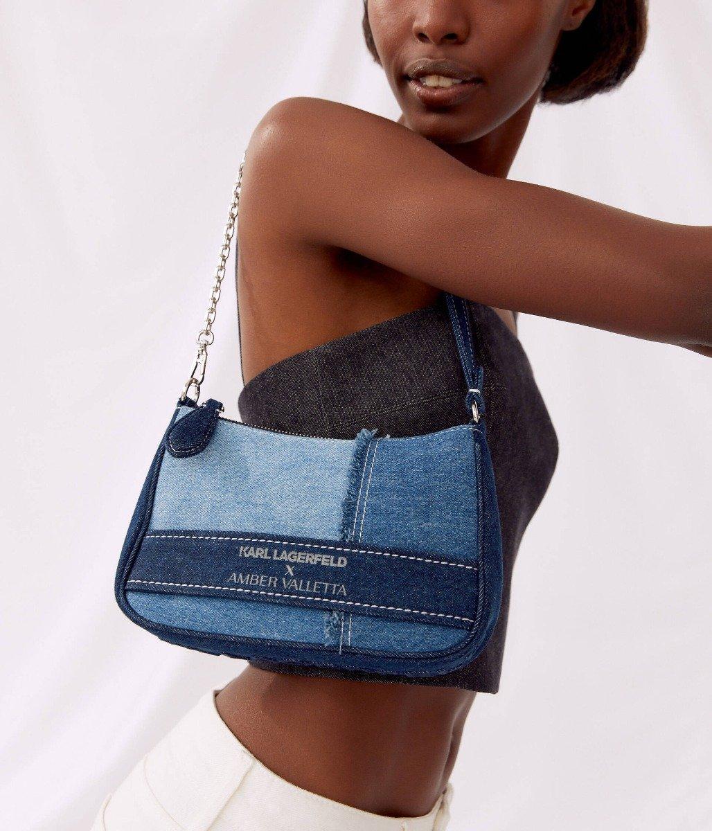 KARL LAGERFELD  KLXAV SHOULDERBAG DENIM-0 