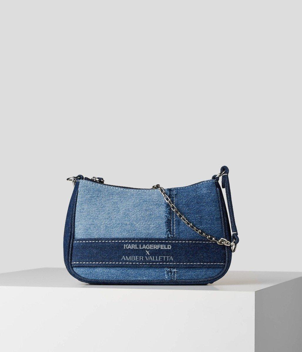 KARL LAGERFELD  KLXAV SHOULDERBAG DENIM-0 