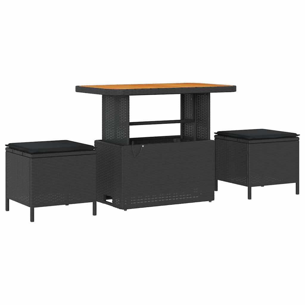 VidaXL Gartensofa-set poly-rattan  