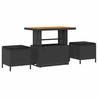 VidaXL Gartensofa-set poly-rattan  