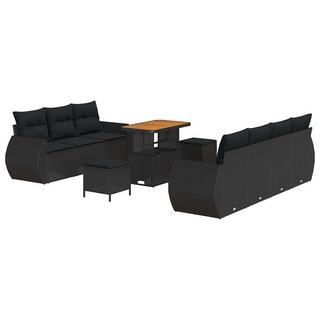 VidaXL Gartensofa-set poly-rattan  