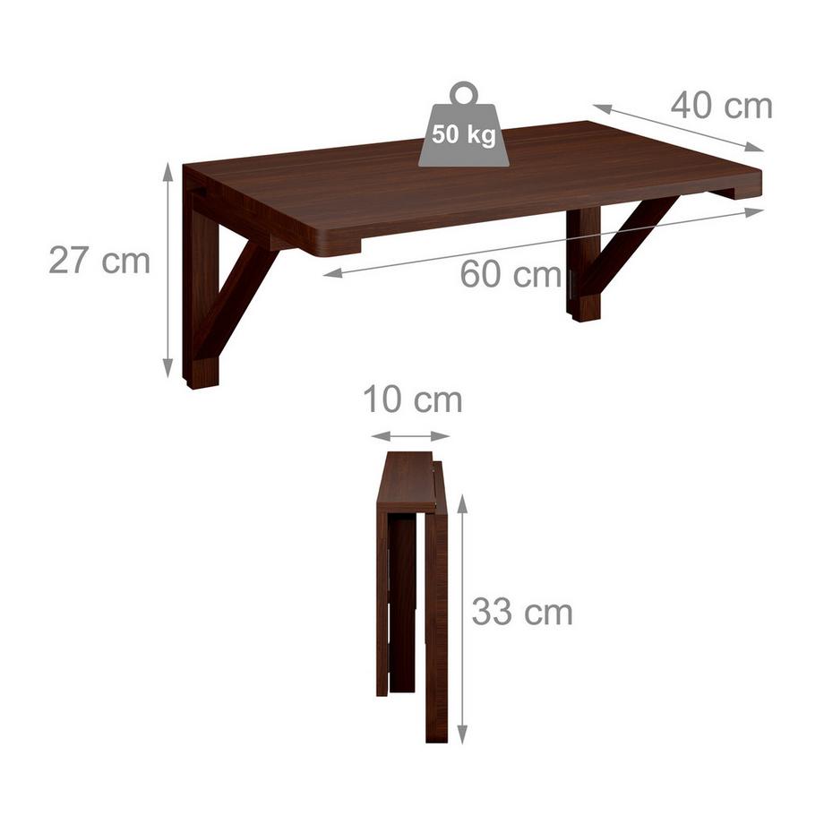 Northix Tavolo pieghevole a parete  