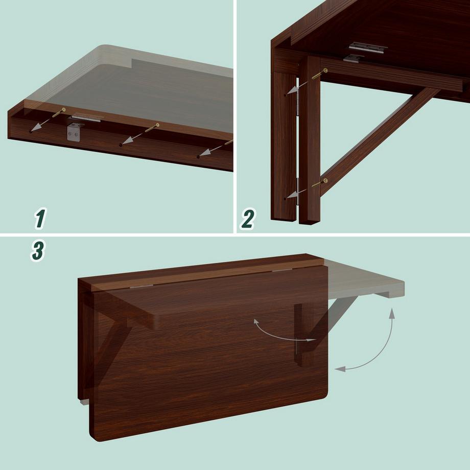 Northix Tavolo pieghevole a parete  