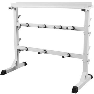 RACK DE RANGEMENT BLANC POUR POIDS ET HALTERES 30/31 MM | MUSCULATION