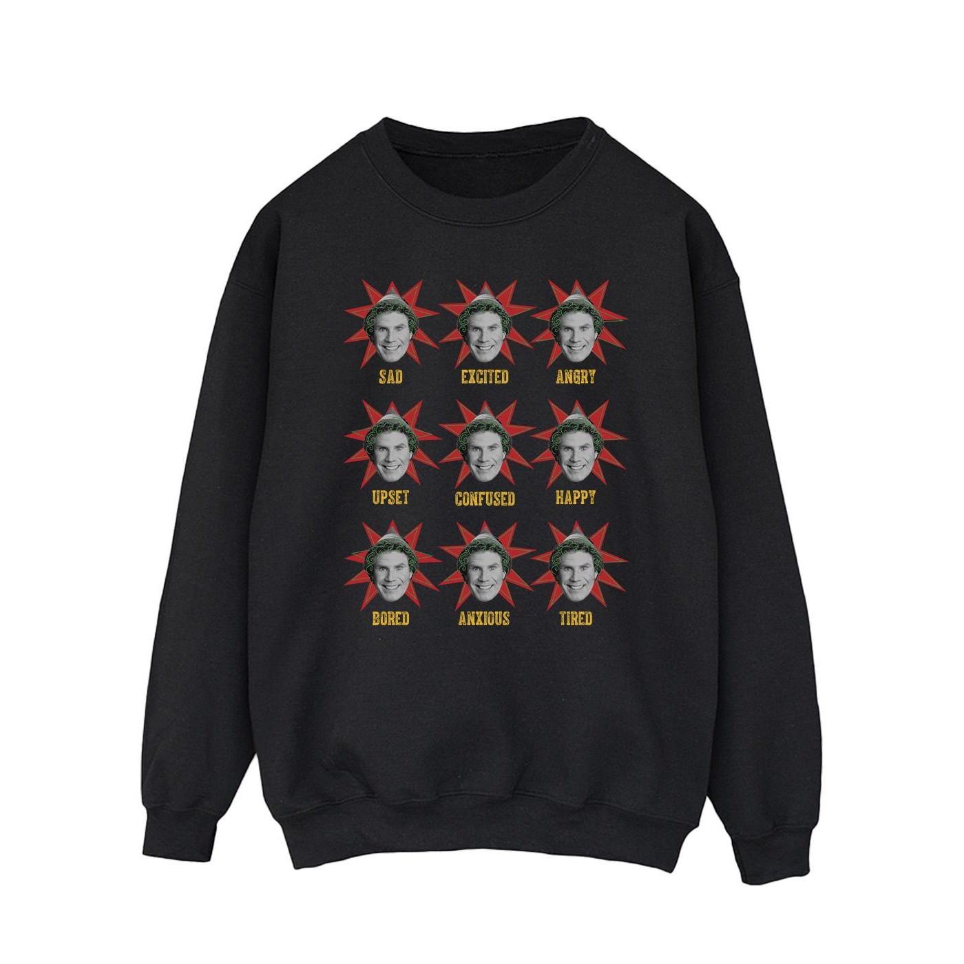 Elf  Many Moods Of Buddy Sweatshirt 