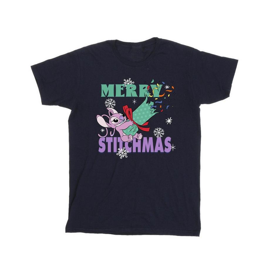 Merry Stitchmas Maglietta Ragazze