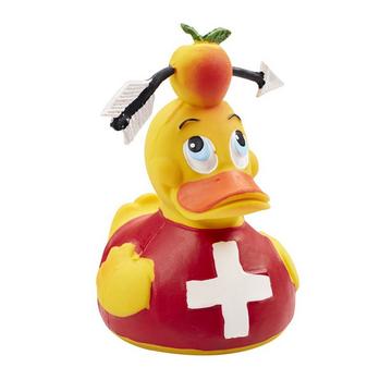 Badeente Wilhelm Tell gelb