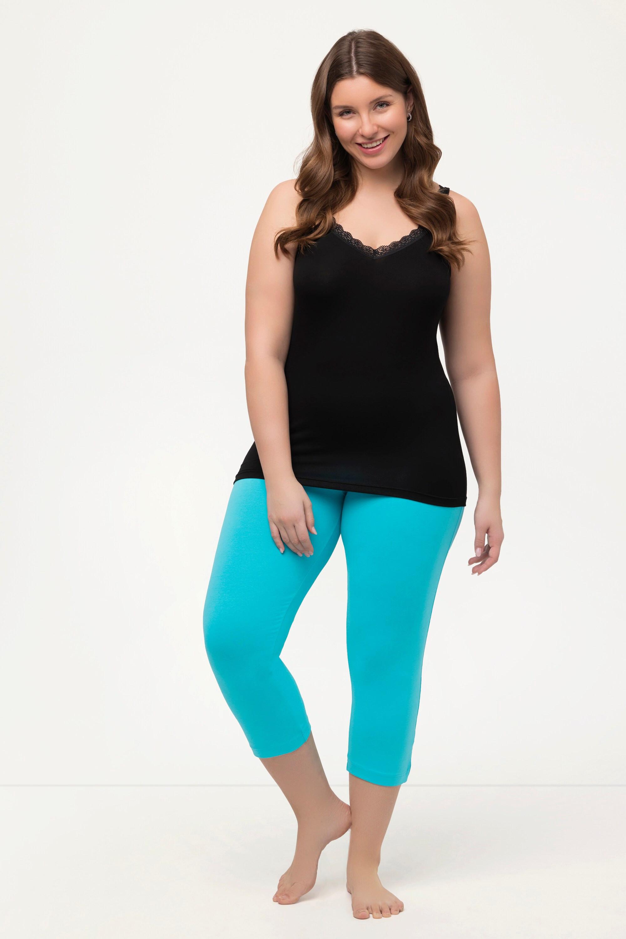 Ulla Popken Pantaloni Capri Lunghezza 7/8 Vita Elastica  