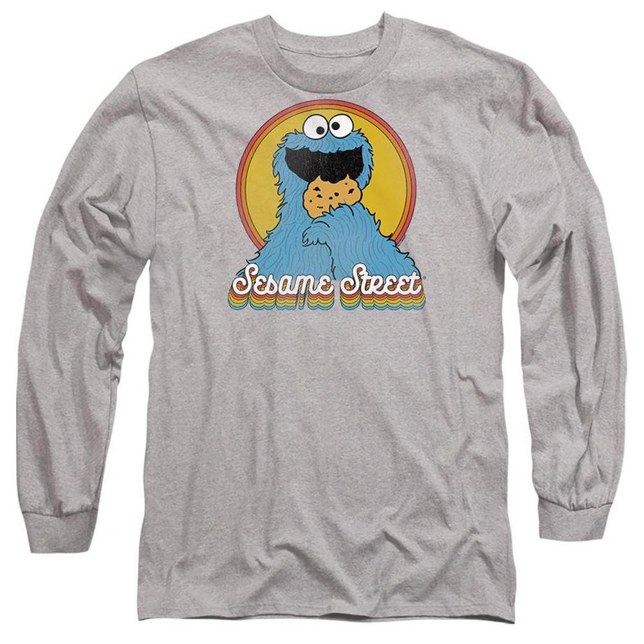 Maglietta Cookie Monster Stratificatoerica Manica Lunga