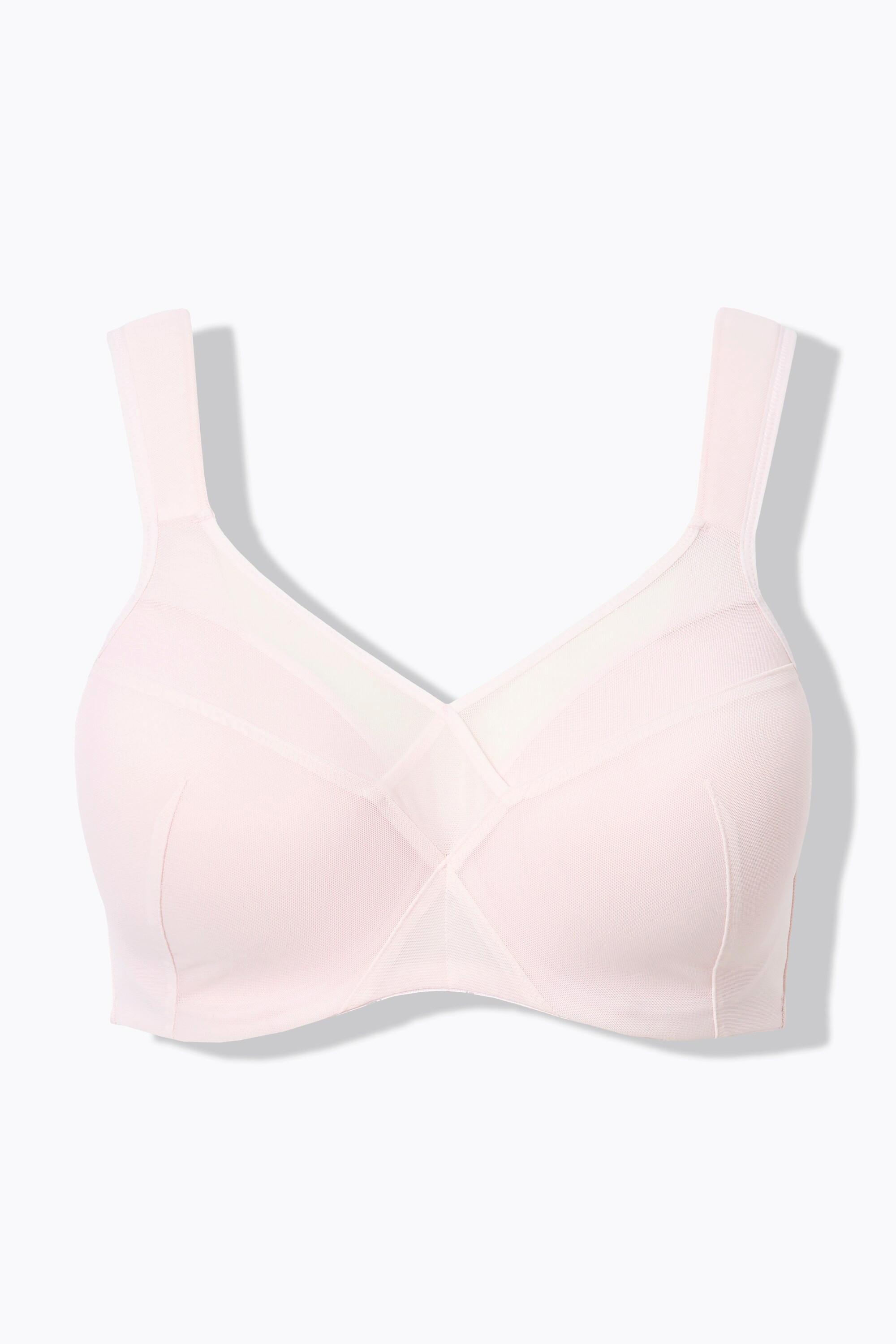 Ulla Popken  Reggiseno con ferretto, coppe morbide, inserto di mesh, coppa C-E 