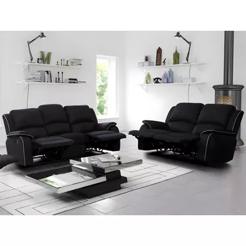 Canapé 3+2 places relax en microfibre HERNANI