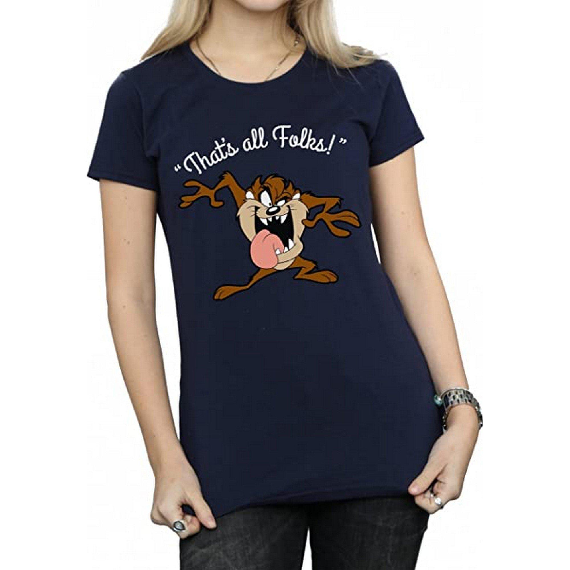 LOONEY TUNES That's All Folks Taz T-Shirt  