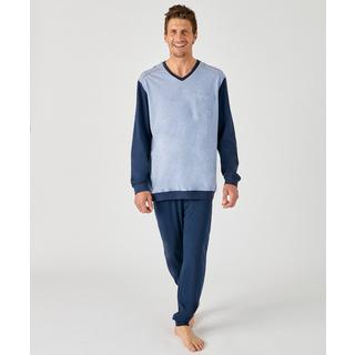 Damart  Pyjama + Shorts im Set, meliert, aus reinem, gekämmtem Baumwolljersey. 