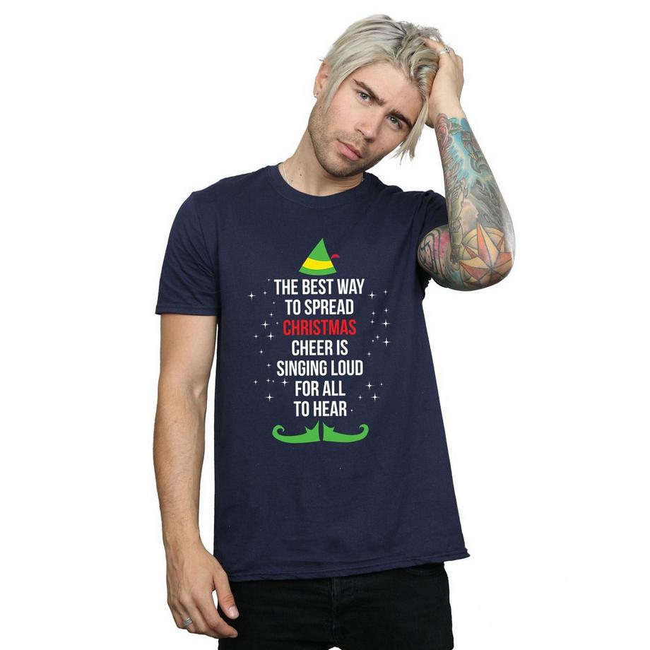 Elf T-shirt Christmas Cheer  